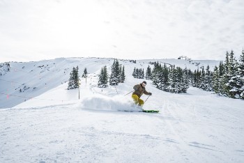 Ski resort trails in Salt Lake City