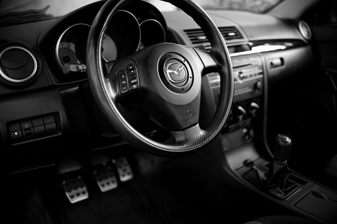 interior of a Mazda 3 sedan